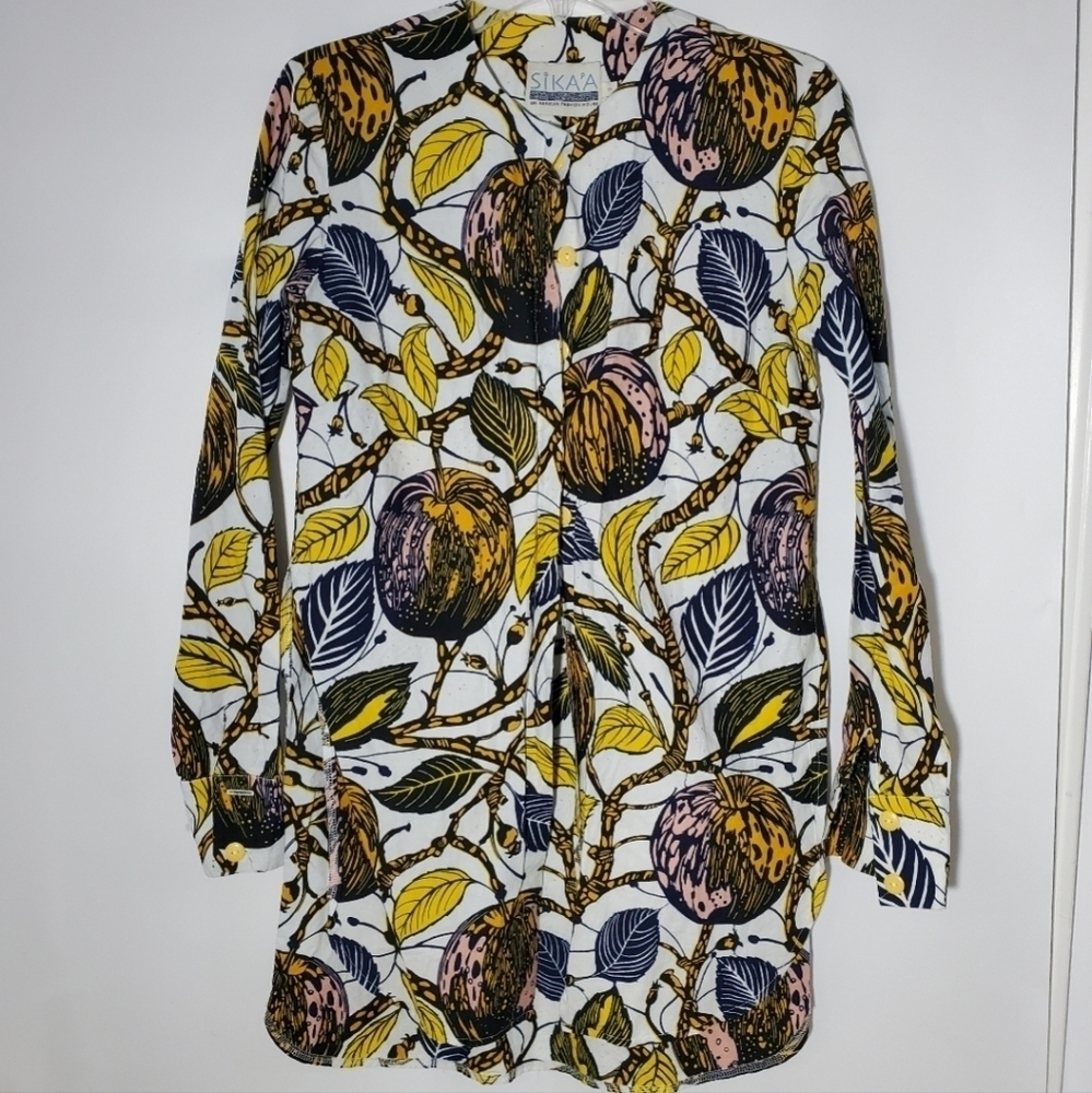 SIKA'A African Fashion Top Size 8